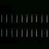 LED Tubos suspensos digitais brancos (20 unidades)