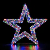 LED Micro Fio Estrela Estrelado Motivo Multicor (50cm)