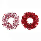 Sortido de guirlanda de festão de hortelã-pimenta rosa (30cm)