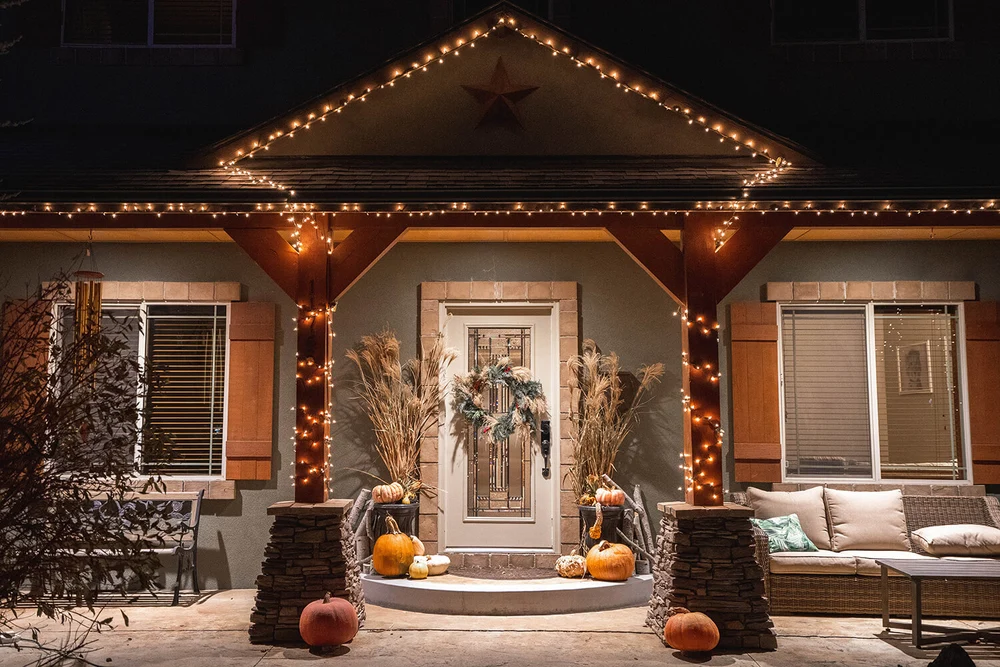 Idéias para decoração de Natal na varanda frontal
